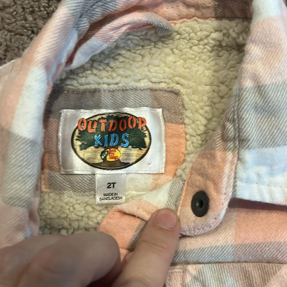 Toddler girls 2T cheetah fleece and pink gray plaid Sherpa lined jacket bundle!